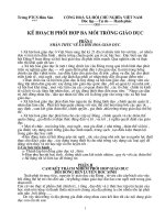 Ke hoach phoi hop 3 moi truong GD