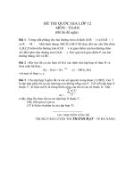 Đề thi HSG toàn quốc mới 2010