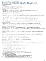 Tương giao hàm bậc 3