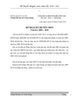 Kế hoạch chuyên môn 10- 11