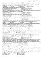 Bài tập Rượu, Andehit