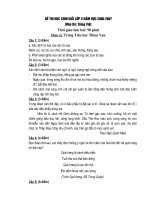 Đề BDHSG TV 5- Đề 18