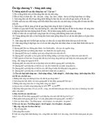 sóng ánh sáng (ngắn gọn , khắc sâu)