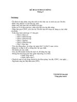 Kế hoạch tháng 8