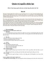 Tuyển dụng nguồn nhân lực tại ngân hàng bưu điện Liên Việt