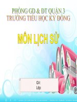 Lịch sử địa phương quận 3
