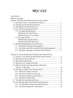 MÔ HÌNH NEURAL NETWORK  TRONG DỰ BÁO TÀI CHÍNH