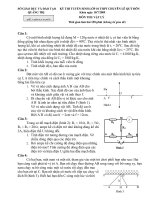 Đề Vlý thi tuyển sinh chuyên LQĐ Quảng Trị 09-10