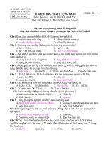 de thi hoc ky II  lop 10 b co dap an