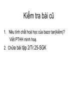 Một số bazơ quan trọng(T1)