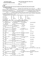 Kiem tra trac nghiem Anh 10 CB-45''''