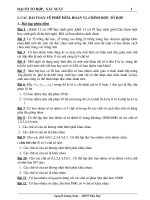 Đại số tổ hợp và xác suất