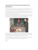 TRE 2 NGAY TUOI TU VONG SAU KHI TIEM VACXIN