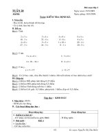 GA lớp 2 tuần 28