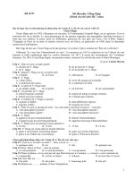 ĐỀ THI THỬ ĐẠI HỌC CAO ĐẲNG MÔN TIẾNG PHÁP ĐỀ SỐ 97 