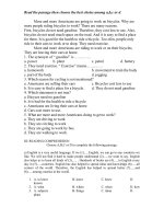 Reading comprehension