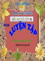 tiết 42: luyện tập