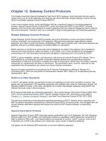 Gateway Control Protocols