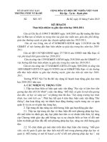 kế hoạch năm học 2010-2011