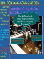 Điện năng  - Công suất điện