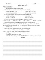 Dương-KT Tiết 10 hóa 9