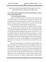 MỘT SỐ BIỆN PHÁP NHẰM HOÀN THIỆN KẾ TOÁN NGHIỆP VỤ TIÊU THỤ THÀNH PHẨM Ở CÔNG TY LIÊN HỢP THỰC PHẨM HÀ TÂY