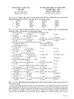 De thi TS THPT Anh 2010-2011