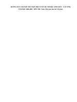 Đáp án đề HSG huyện 08-09 Toán 9 V2