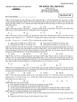 KT- DAO ĐỘNG ĐH & SÓNG CƠ HỌC