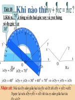 Khi nào góc (xOy + yOz = xOz): Hình 6