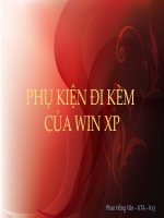 Phụ kiện đi kèm của Win XP