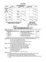 Tiết 20 - 4 - Có ma trận - Đáp án