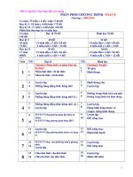 Phân phối chương trình Toán 8 (09-10)