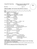 Kiểm tra công nghệ HK II