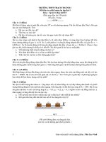 Đề thi khối 10 NC