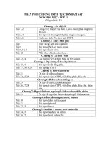 Phân phối CT tự chọn 11