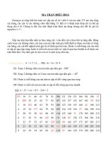 Ma trận điều hoà