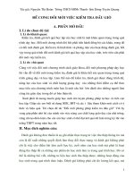 Một đổi mới kiểm tra- đánh giá HS