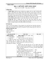 giáo án hóa học 8 hoàn chỉnh