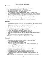 VERB TENSES