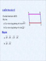 BÀI 1: CÁC ĐỊNH NGHĨA