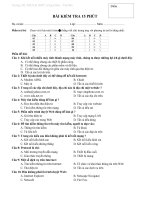 Bài kiểm tra 15'''' cực hay