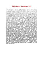 Lịch sử ngày cá tháng tư (1-4)