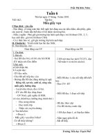 giáo an lớp 2- tuần 6(cktkn)