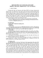 Định hướng xử lí bài dài, khó lớp 12