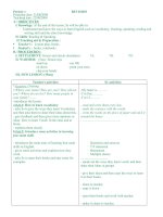 GIÁO ÁN ANH 7 HKI CHI TIẾT 2010