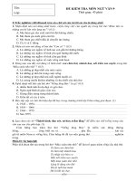 Đế KT Ngữ Văn 9 (Tuần 27)