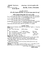 KH tháng an toàn giao thông