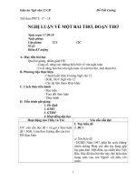 nghị luận về bài th¬, đoạn th¬