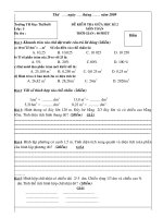 đề thi giữa kì lớp 1...5